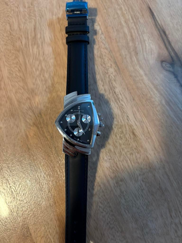 Hamilton ventura quartz chrono, Montre-bracelet, Autres marques, Cuir, Enlèvement