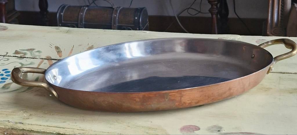 MOET WEG!!!VINTAGE KOPEREN PAN, Ophalen