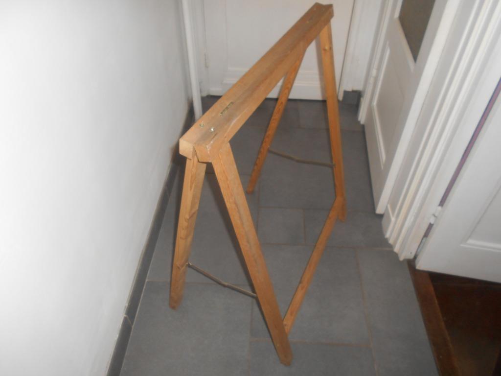 1 treteau en bois, Ophalen, Gebruikt, Overige typen
