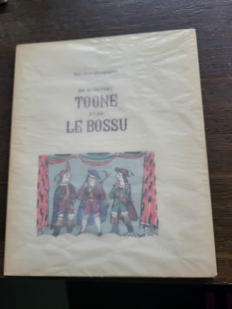 En écoutant Toone jouer Le Bossu Tytgat Tijtgat, Ophalen of Verzenden