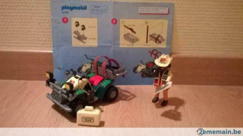 Playmobil 4176 Quad d'expédition, Ophalen, Zo goed als nieuw