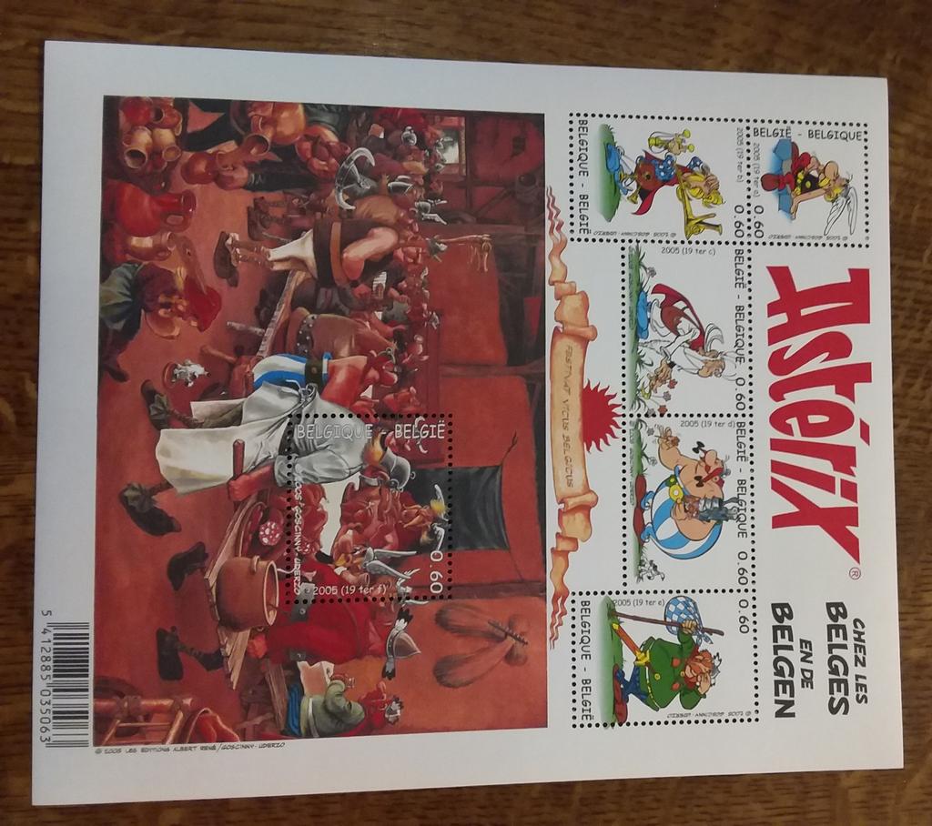 Astérix et les Belges, Timbres & Monnaies, Timbres | Europe | Belgique, Enlèvement ou Envoi