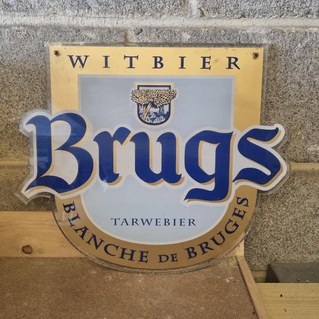 Publicité Brugs, Verzamelen, Ophalen of Verzenden, Gebruikt, Reclamebord, Plaat of Schild, Overige merken