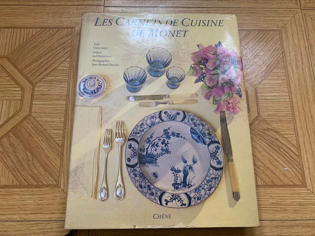 Claude Monet livre Les carnets de cuisine de Monet, Boeken