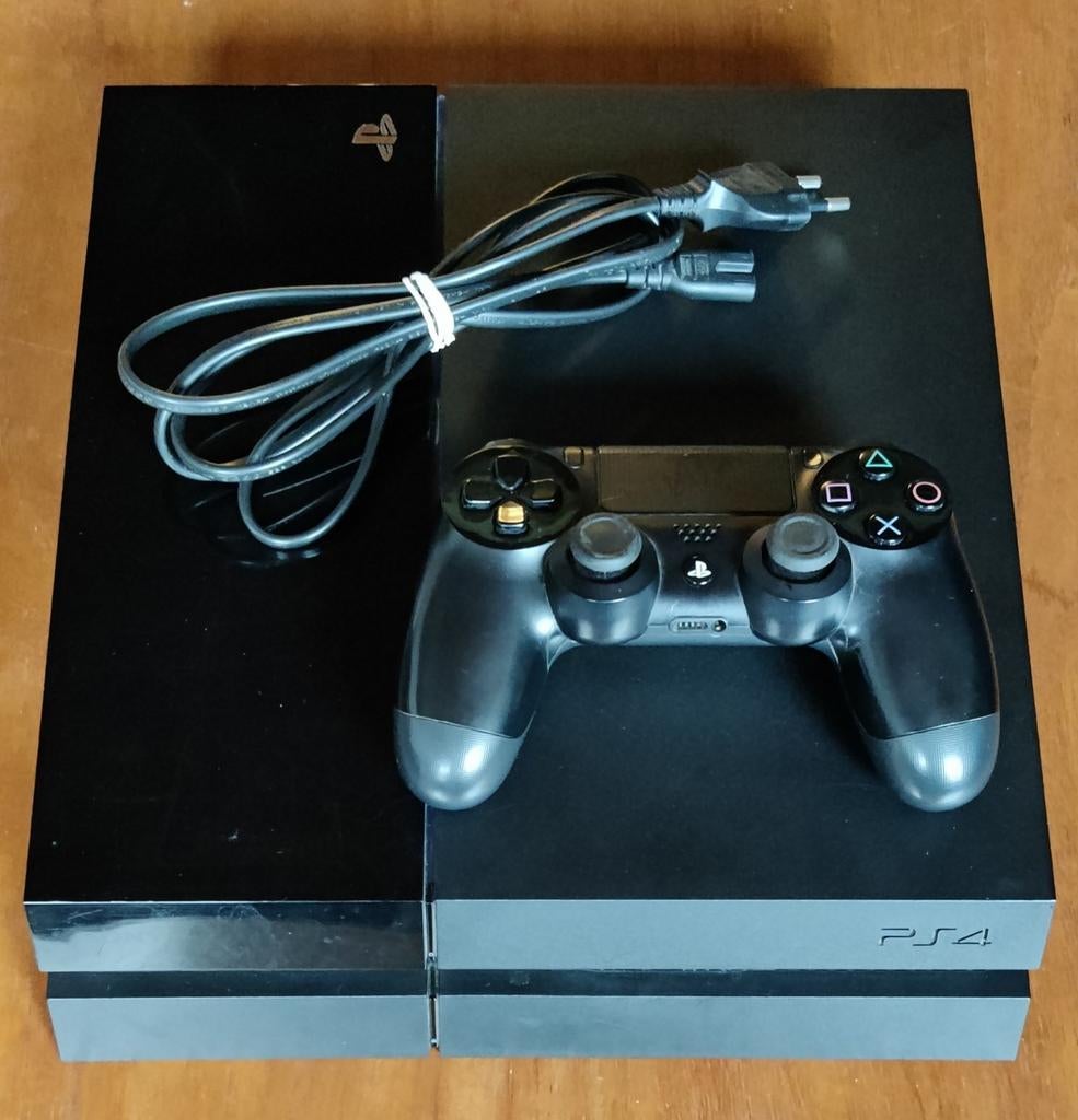 Console PS4 Fat 2To + 1 Controller officiel + Câble d'alim, Enlèvement ou Envoi, Utilisé, Avec 1 manette, Original