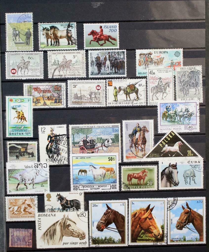 Description Lot de 353 timbres thématiques, belges et étrang, Enlèvement ou Envoi, Affranchi, Autres thèmes