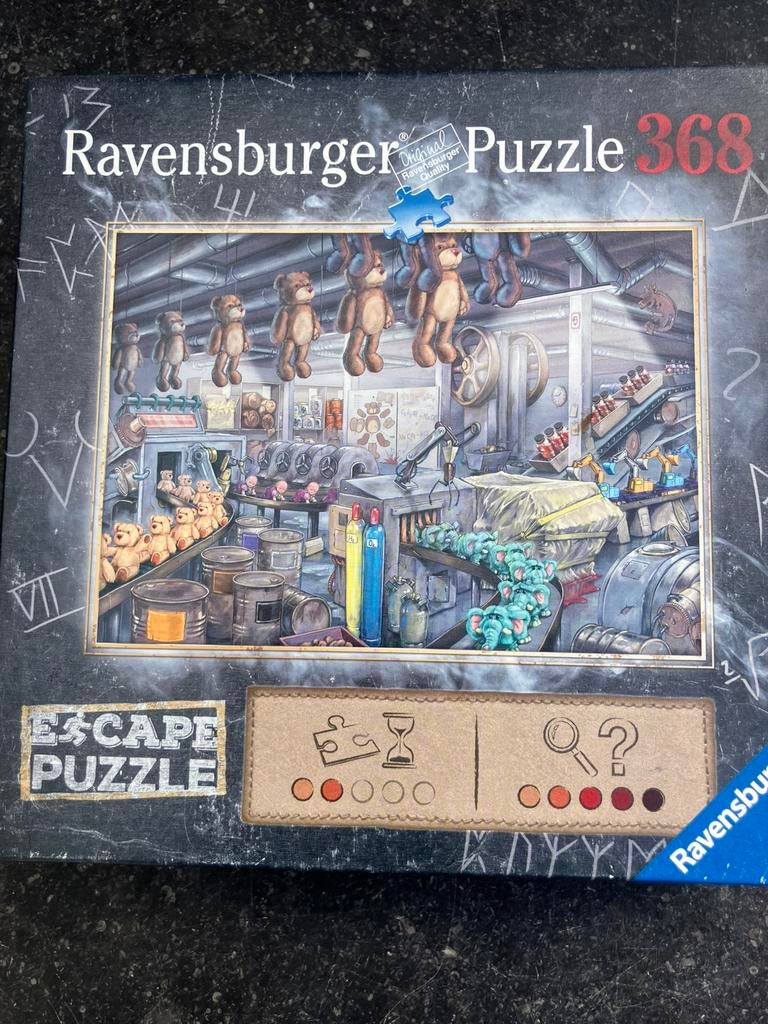 Escape puzzel, Ophalen, Zo goed als nieuw