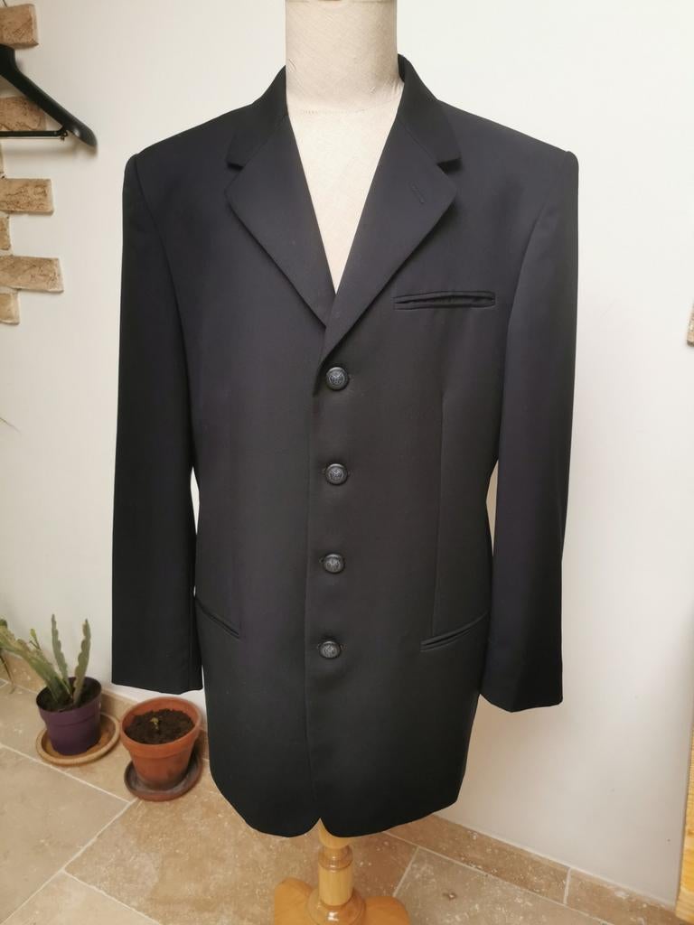 Heel mooi heren vest van Versus Gianni Versace, Kleding | Heren, Maat 52/54 (L), Blauw, Gianni Versace, Ophalen of Verzenden