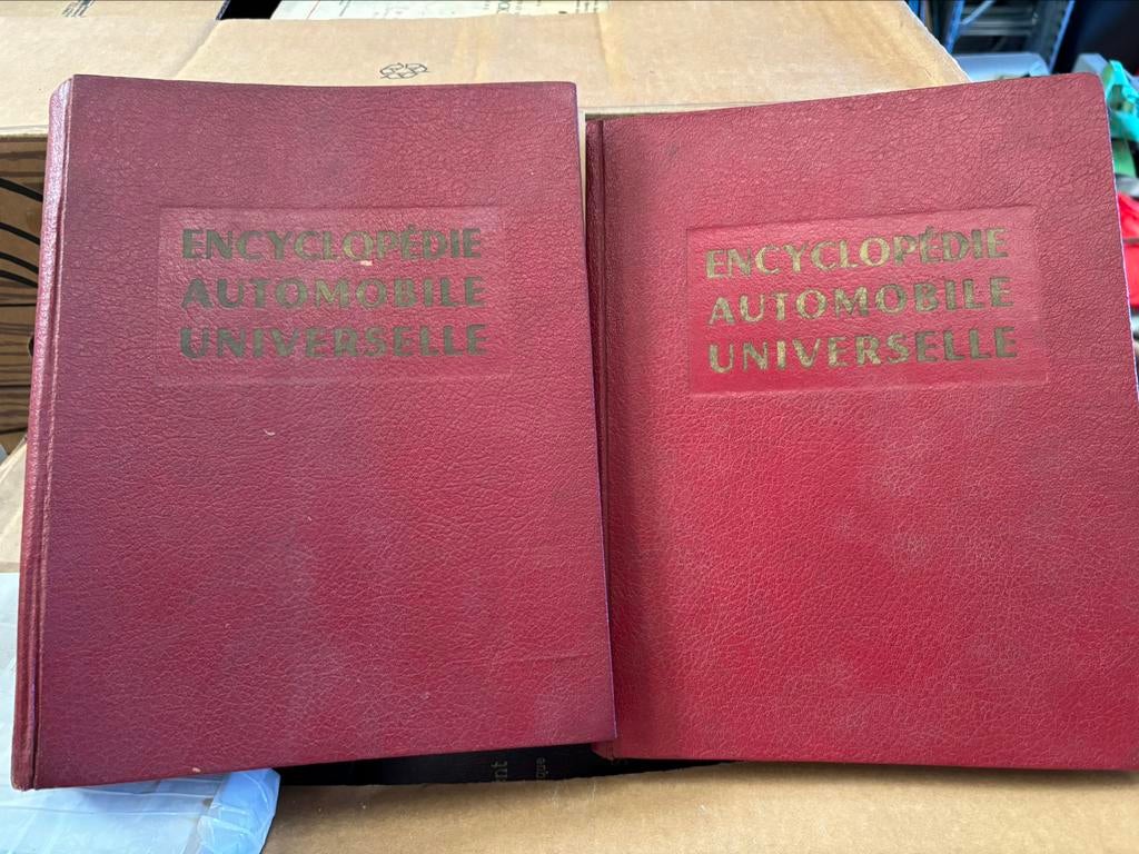 Ouvrage bipartite : Encyclopédie universelle automobile, Série complète, Enlèvement ou Envoi, Kramer, Utilisé