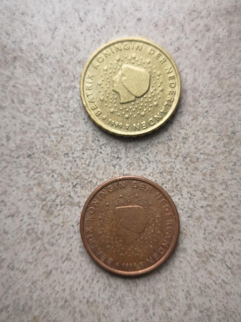 5 en 10 eurocent Nederland 1999, Ophalen of Verzenden