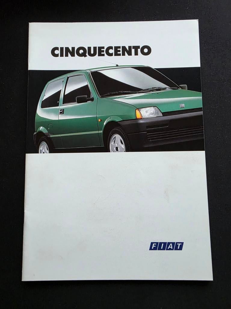 Brochure de la Fiat Cinquecento 1994, Enlèvement ou Envoi