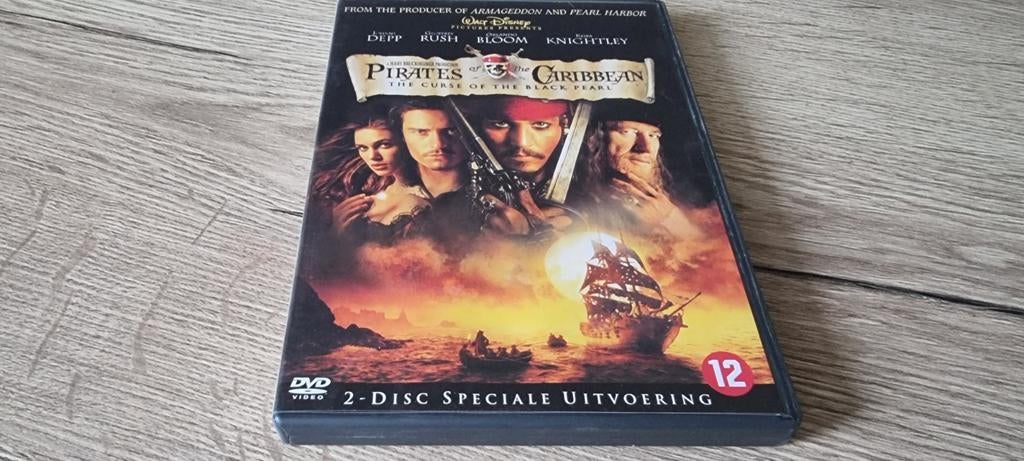 Pirates of the Caribbean The curse of the black pearl (2 dis, Cd's en Dvd's, Vanaf 12 jaar, Ophalen of Verzenden, Zo goed als nieuw