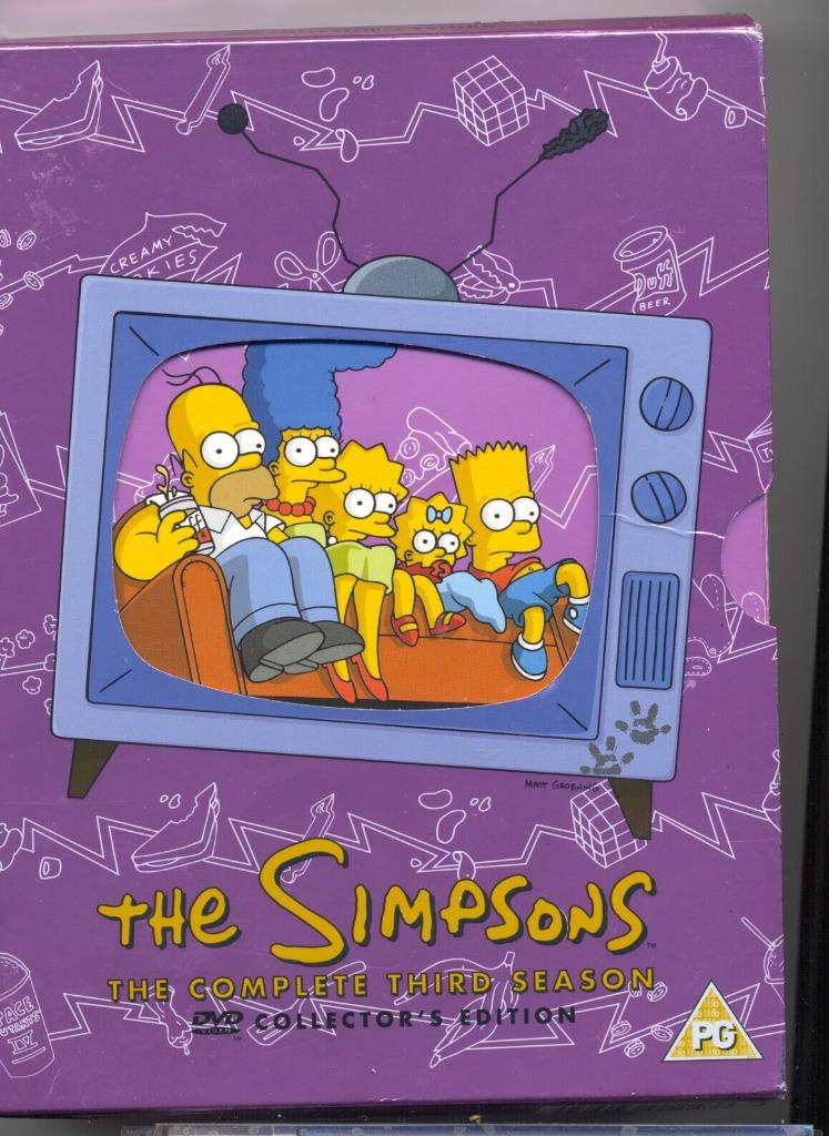 the simpsons seizoen 3, Gebruikt, Tekenfilm, Amerikaans, Boxset