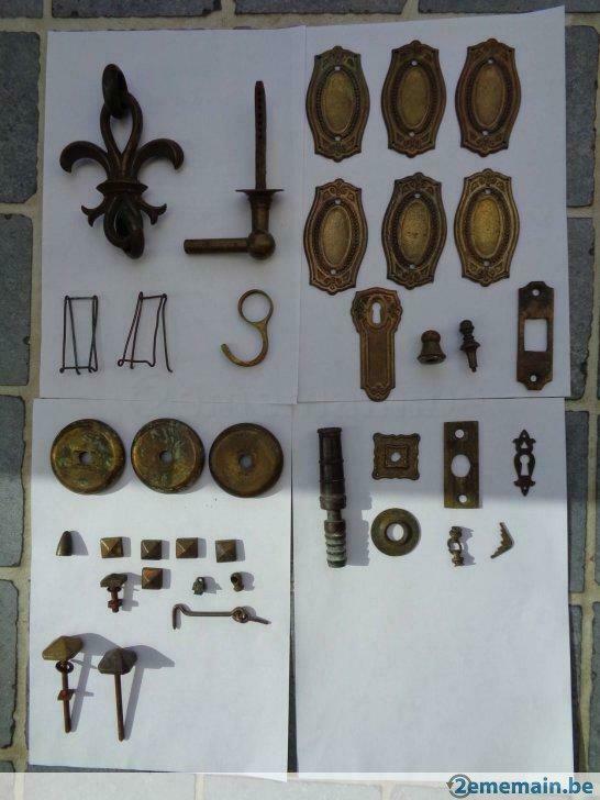 Divers articles en bronze/laiton, Antiquités & Art