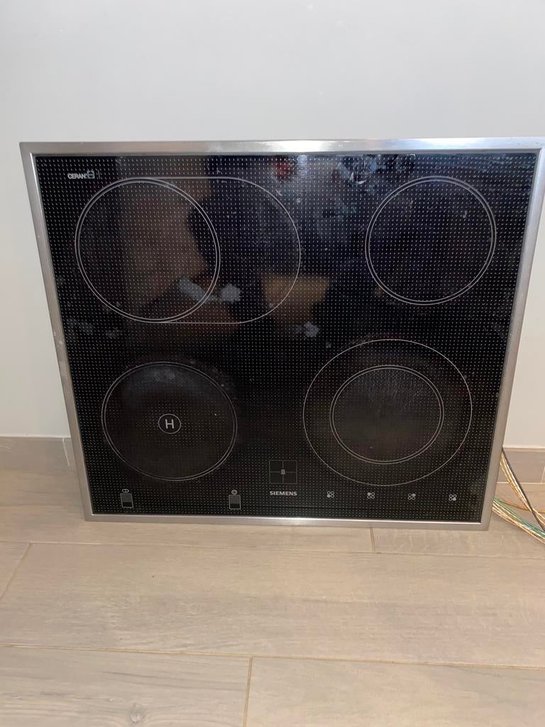 taque de cuisson vitrocéramique SIEMENS EKT746SE, Electroménager, Encastré, Halogène, Enlèvement, Utilisé