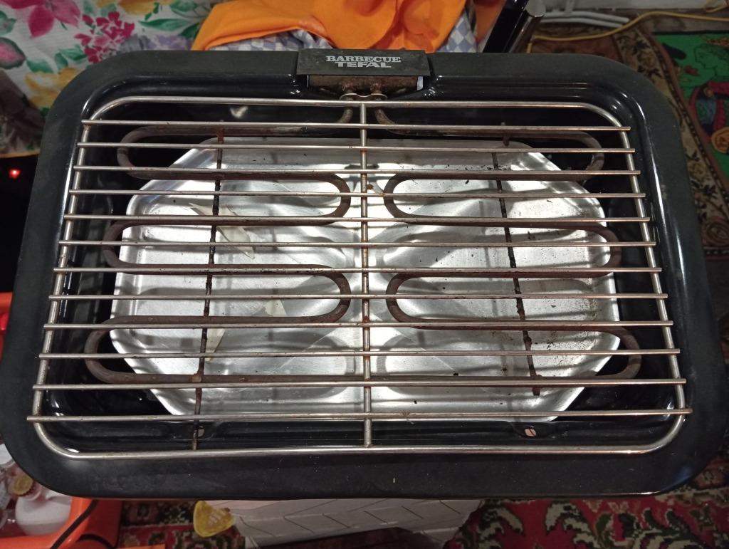 elektrische barbecue tefal, Tuin en Terras, Ophalen of Verzenden, Gebruikt, Tefal