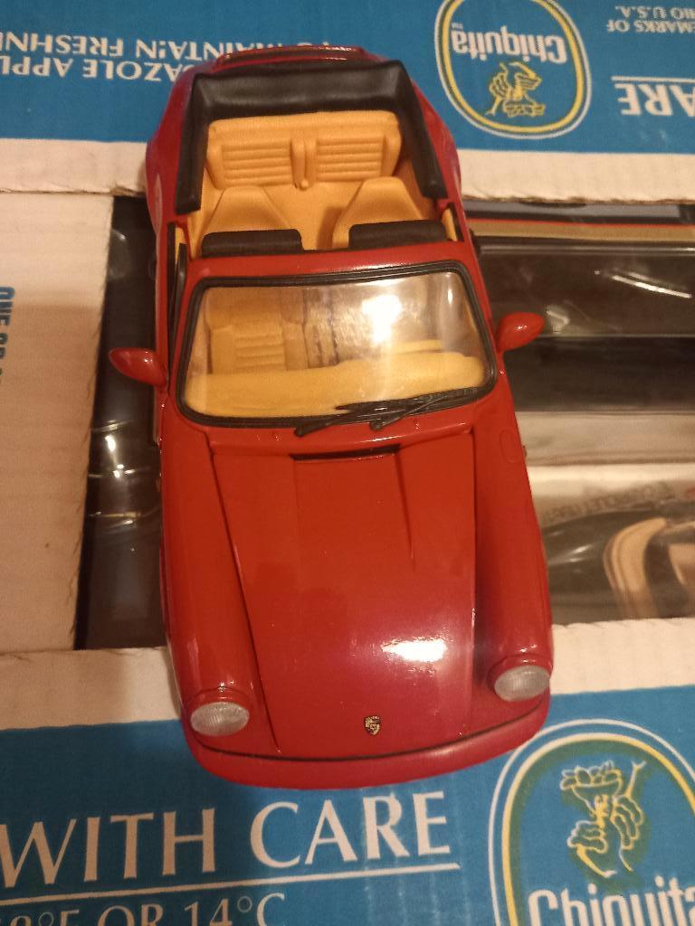 PORSCHE CARRERA CABRIOLET(anson1/18), Hobby & Loisirs créatifs, Voitures miniatures | 1:18, Enlèvement ou Envoi, Utilisé, Voiture
