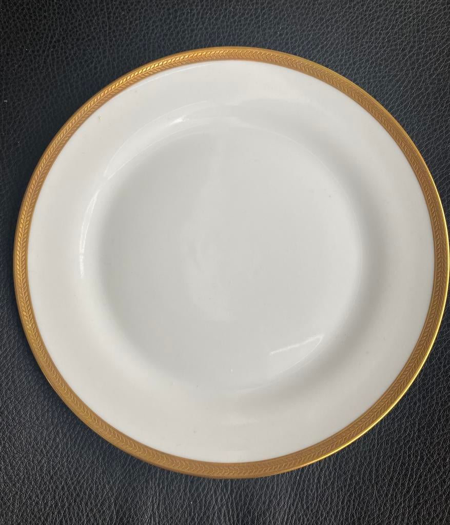 Assiettes rares BANDE D’OR Jadoul Bru + Tirschenreuth Bayern, Enlèvement, Neuf, Porcelaine