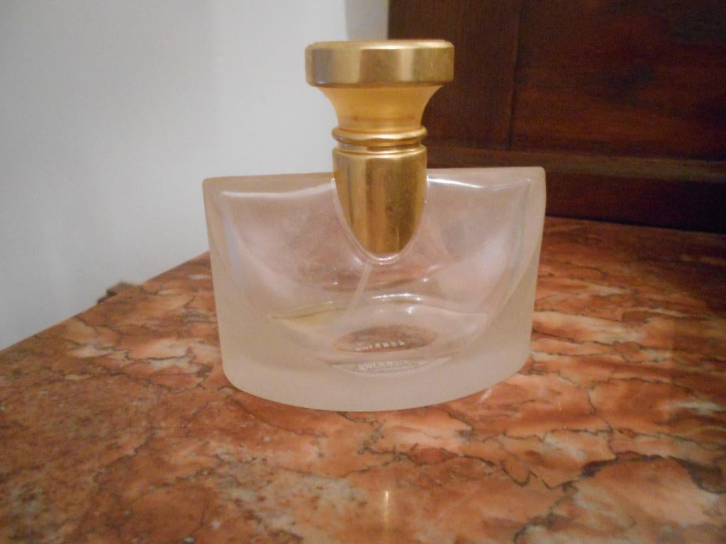 flacon vide eau de parfum Bulgari 50 ml, Enlèvement ou Envoi, Utilisé, Bouteille de parfum