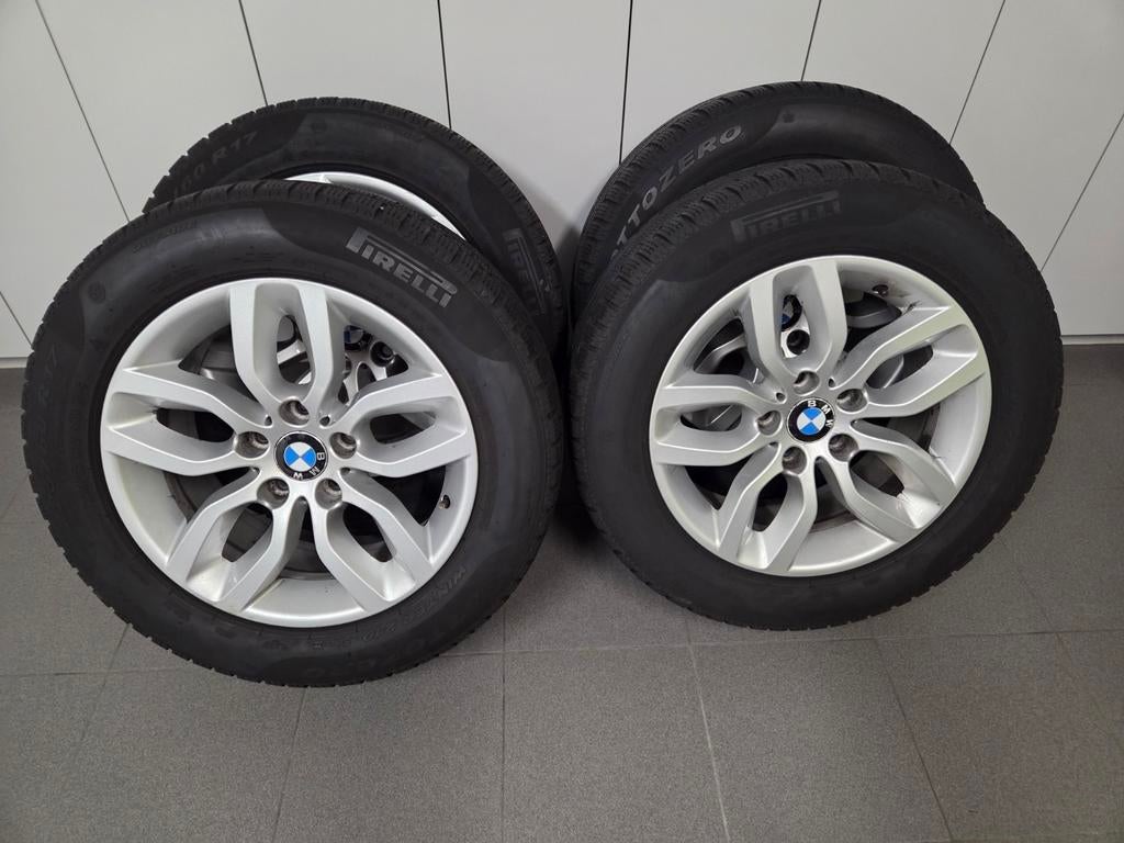 BMW X3 17" 4 originele velgen + winterbanden 225/60 R17, Auto-onderdelen, Ophalen, Gebruikt, Velg(en), 17 inch