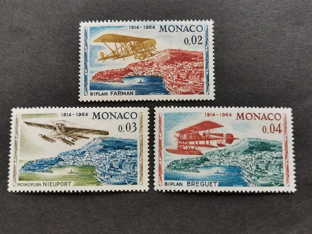 Monaco 1964 - luchtrally van Monte Carlo, vliegtuigen **, Ophalen of Verzenden, Monaco, Postfris