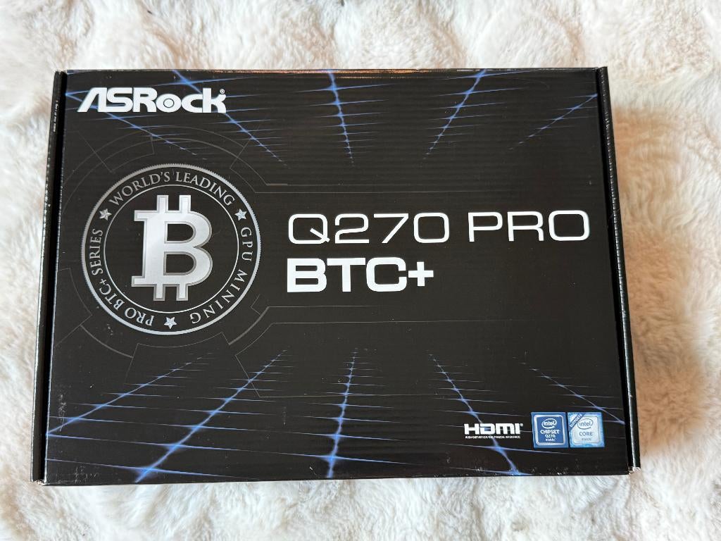 ASRock Q270 Pro BTC+ Moederbord, LGA 1151, DDR4, Ophalen of Verzenden, Zo goed als nieuw