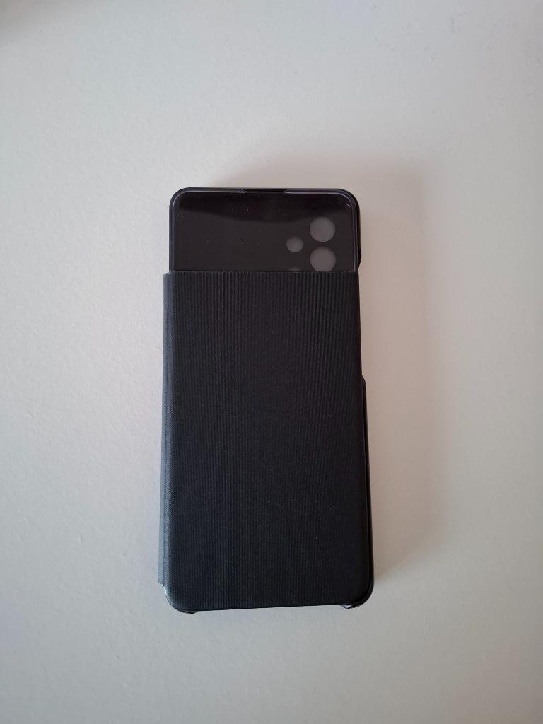 Origineel Samsung Galaxy A32 Hoesje S-View Wallet Cover Zwar, Ophalen of Verzenden, Gebruikt, Frontje of Cover