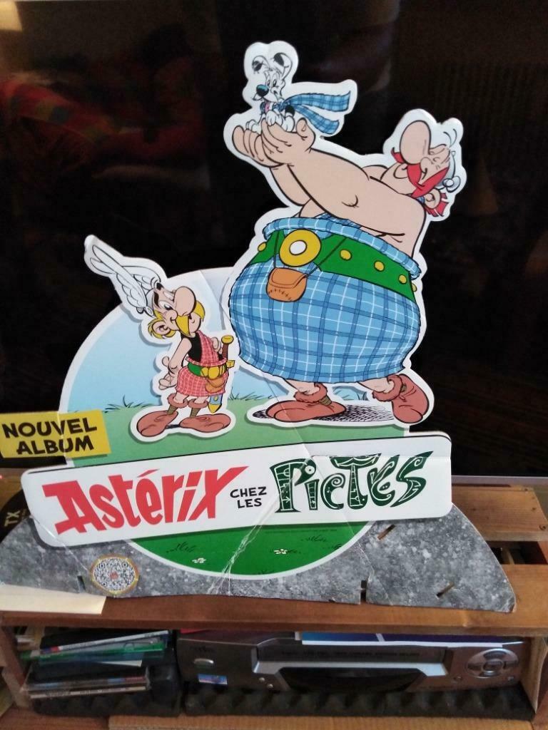 Carton Astérix chez les Pictes, Une BD, Enlèvement, Utilisé