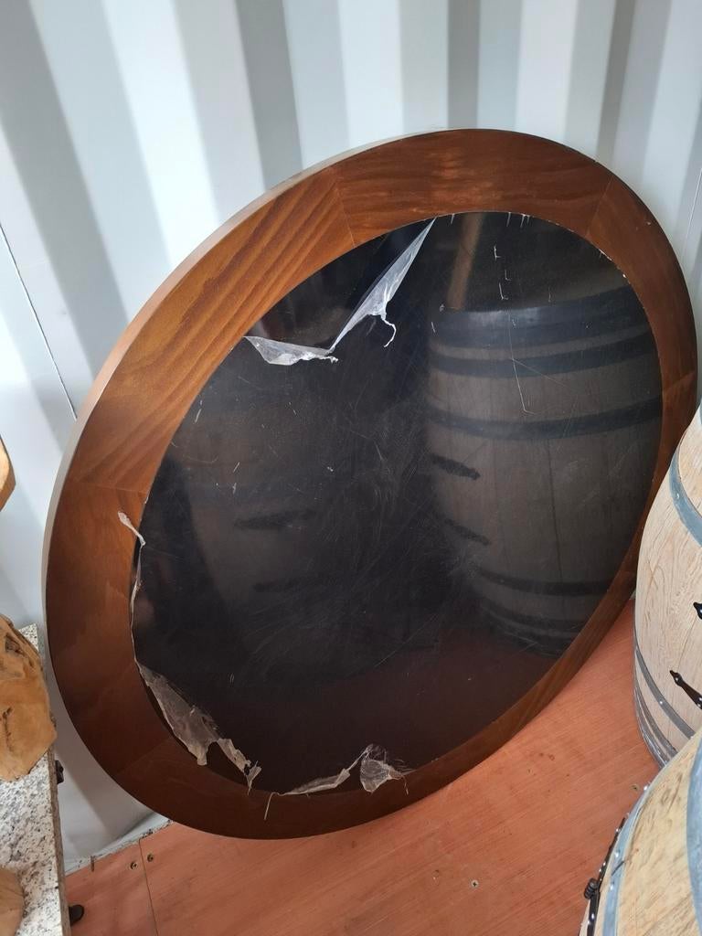 Plateau de table lourd avec insert ! 130 cm de diamètre !, Enlèvement, Dessus de la table