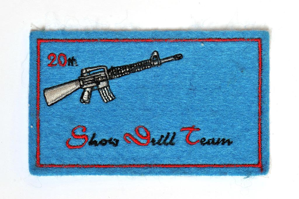 20 Wing Log - Show Drill Team patch, Verzenden, Luchtmacht, Embleem of Badge