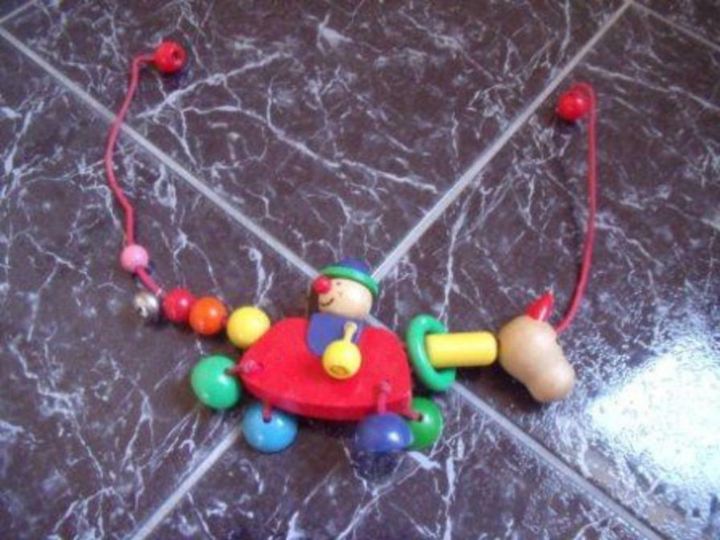 (speelgoed)hanger voor buggy / maxicosi hout HABA, Ophalen of Verzenden, Zo goed als nieuw, Ontdekken, Met geluid