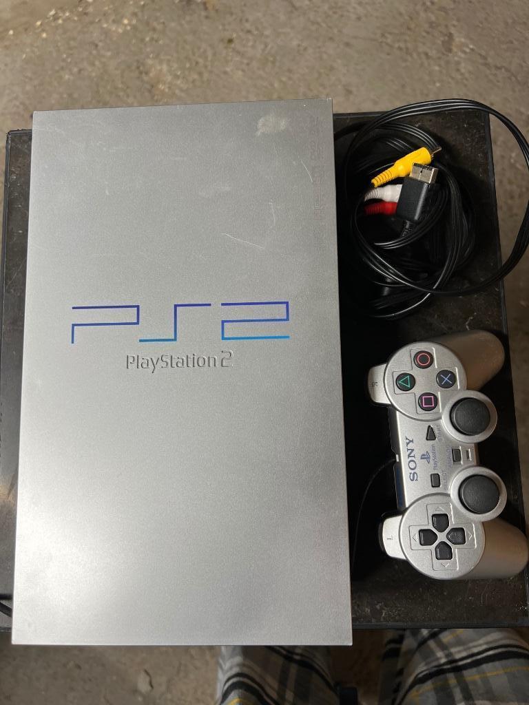Playstation 2 phat silver, Games en Spelcomputers, Ophalen of Verzenden, Gebruikt, Phat