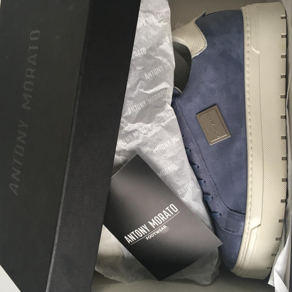 Suède lederen schoenen van Antony Morato, Kleding | Heren, Schoenen, Antony Morato, Blauw, Nieuw, Ophalen of Verzenden