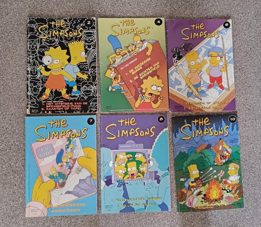 Les magazines Les Simpsons, Enlèvement, Comme neuf