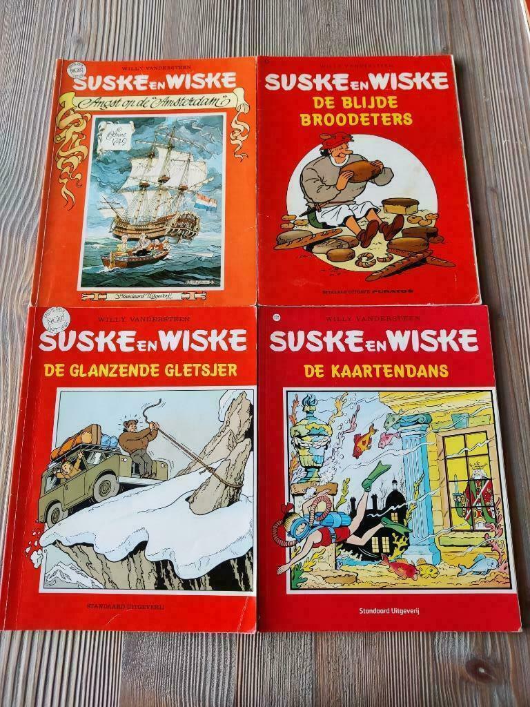Lot 4 stripverhalen Suske en Wiske, Boeken, Ophalen of Verzenden, Gelezen