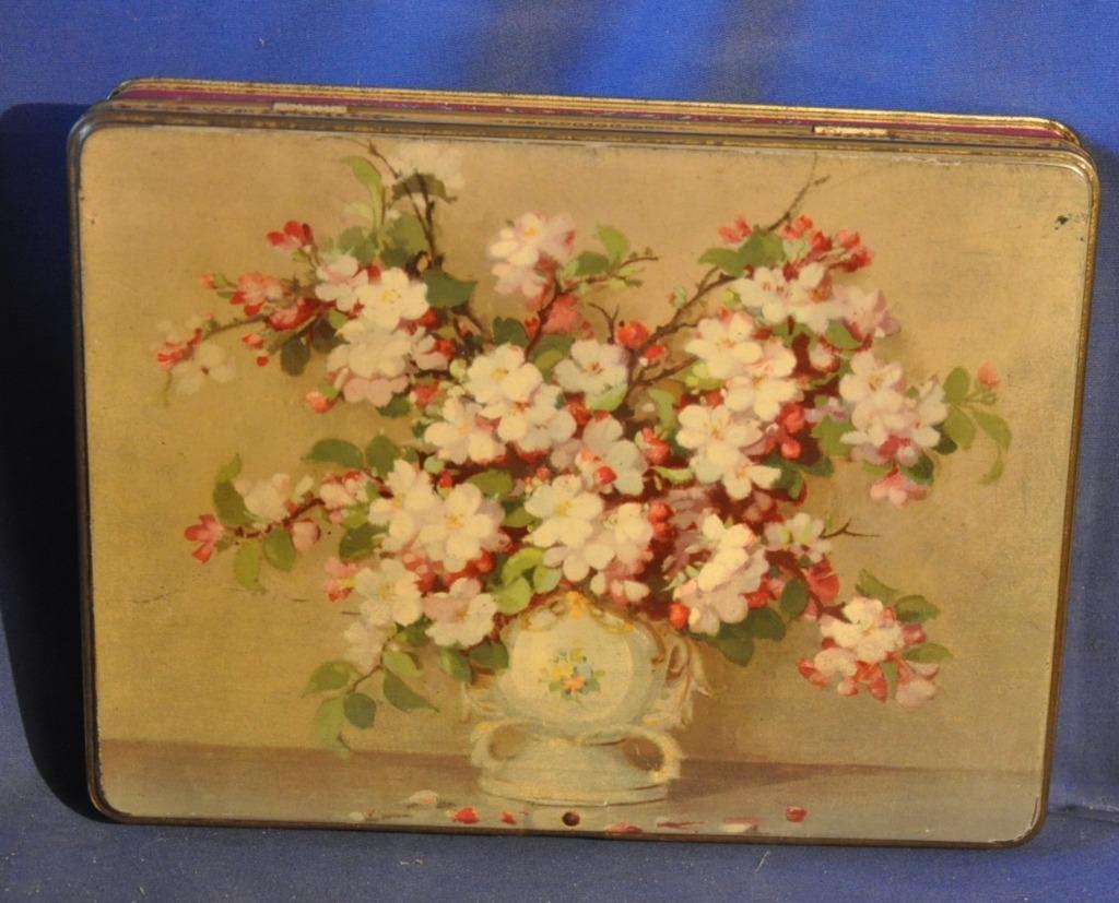 boite en fer cote d'or decor fleuri, Enlèvement ou Envoi, Utilisé, Autre, Autres marques