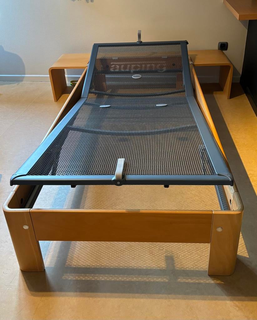 Auping Auronde eenpersoons bed : 90/200 cm, Huis en Inrichting, Slaapkamer | Bedden, Zo goed als nieuw, Eenpersoons, 90 cm, 200 cm