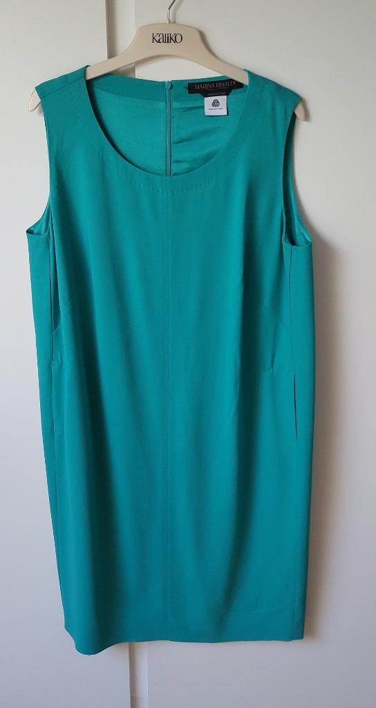 Robe sans manches turquoise - MARINA RINALDI - T23/44-46, Vêtements | Femmes, Neuf, Taille 46/48 (XL) ou plus grande, Enlèvement ou Envoi