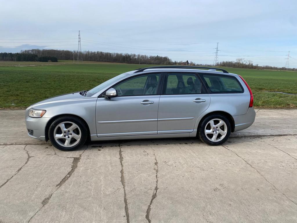 Volvo V50, Auto's, Volvo, Voorwielaandrijving, Euro 5, Zwart, Bedrijf