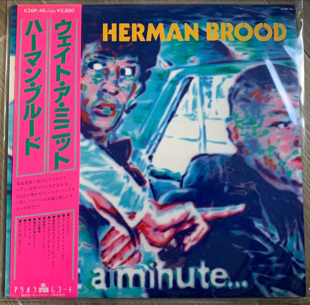 Herman Brood - Wait a Minute - 1980 - Japanse Persing, Cd's en Dvd's, Ophalen of Verzenden, Zo goed als nieuw