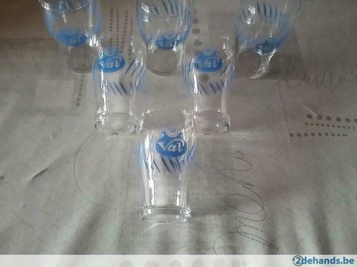 Vintage glazen van Val, Ophalen of Verzenden, Nieuw, Glas of Glazen