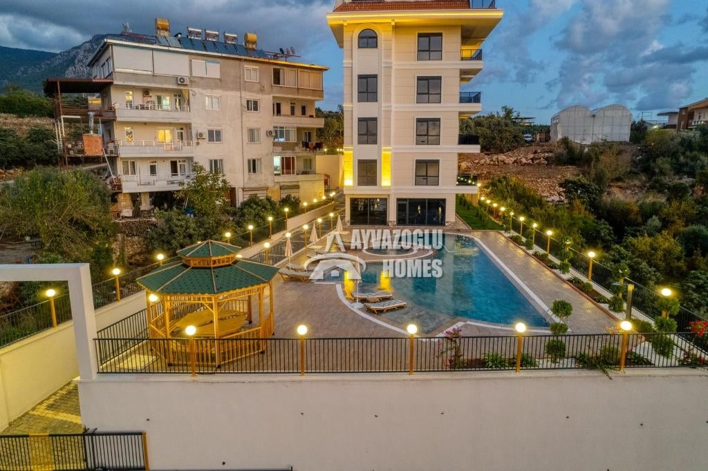 Appartemen avec services, à 1 km de la mer, Ville, Turquie, 50 m², 2 pièces