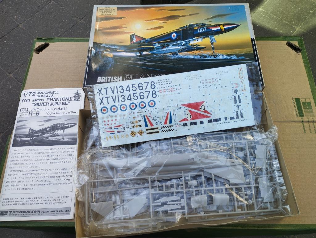 Fujimi 7AH6 British Phantom II FG.1 Silver Jubilee, Hobby en Vrije tijd, Overige merken, 1:72 tot 1:144, Nieuw, Ophalen of Verzenden