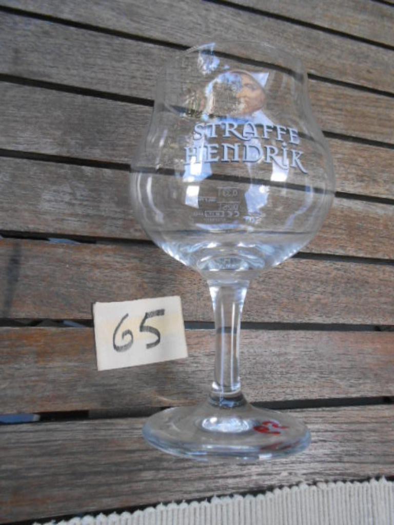 Bierglas Brugse Straffe Hendrik M17 Ritsenhoff, Verzamelen, Ophalen of Verzenden, Zo goed als nieuw, Bierglas