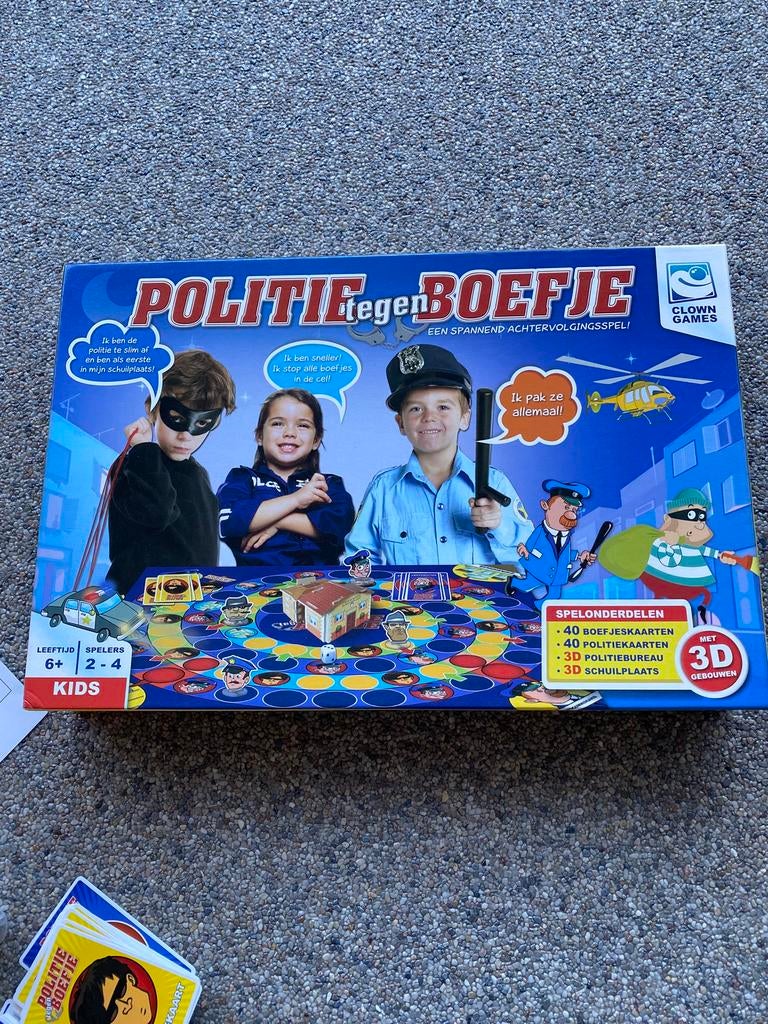 Spel politie tegen boefje, Ophalen, Zo goed als nieuw