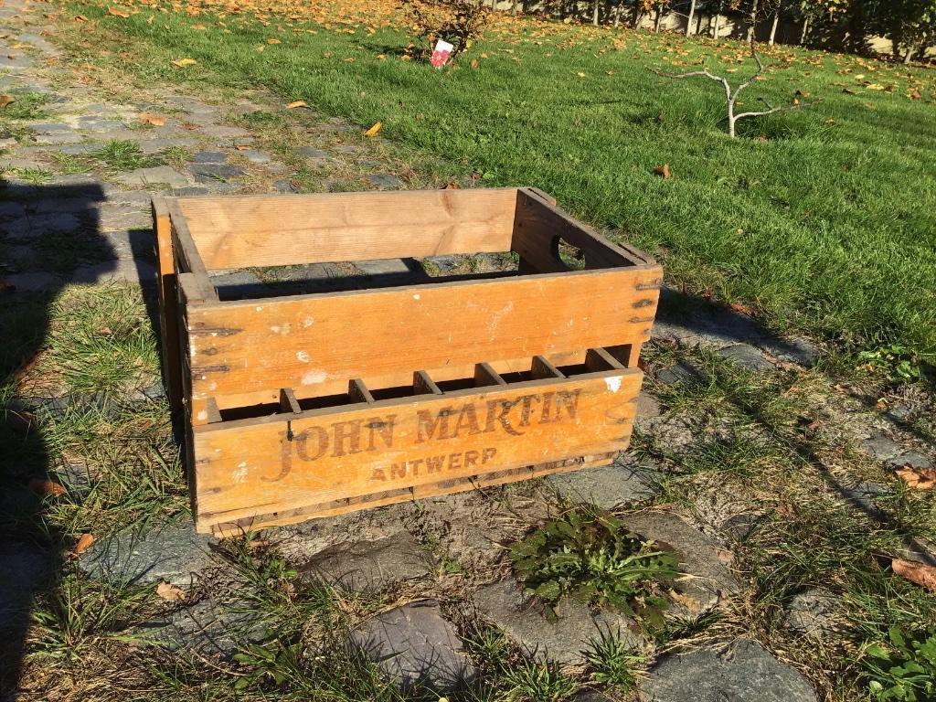 Houten bierbak JOHN MARTIN 1977, Ophalen, Gebruikt, Overige typen, Overige merken