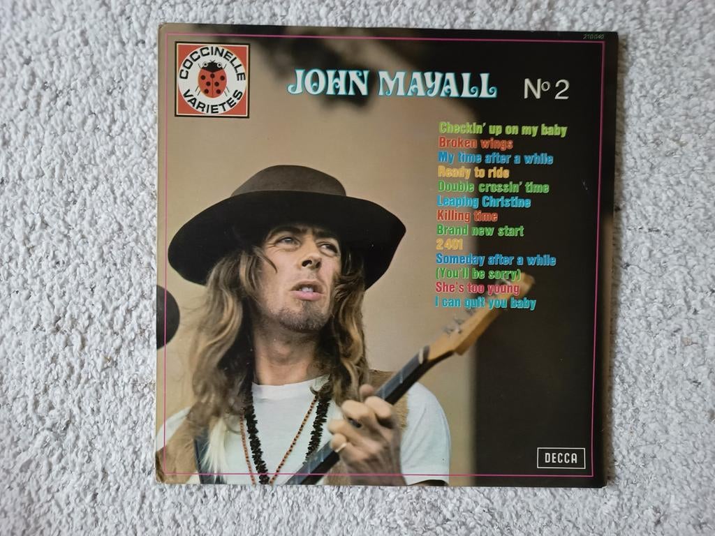 Lp John Mayall numéro 2, Enlèvement ou Envoi