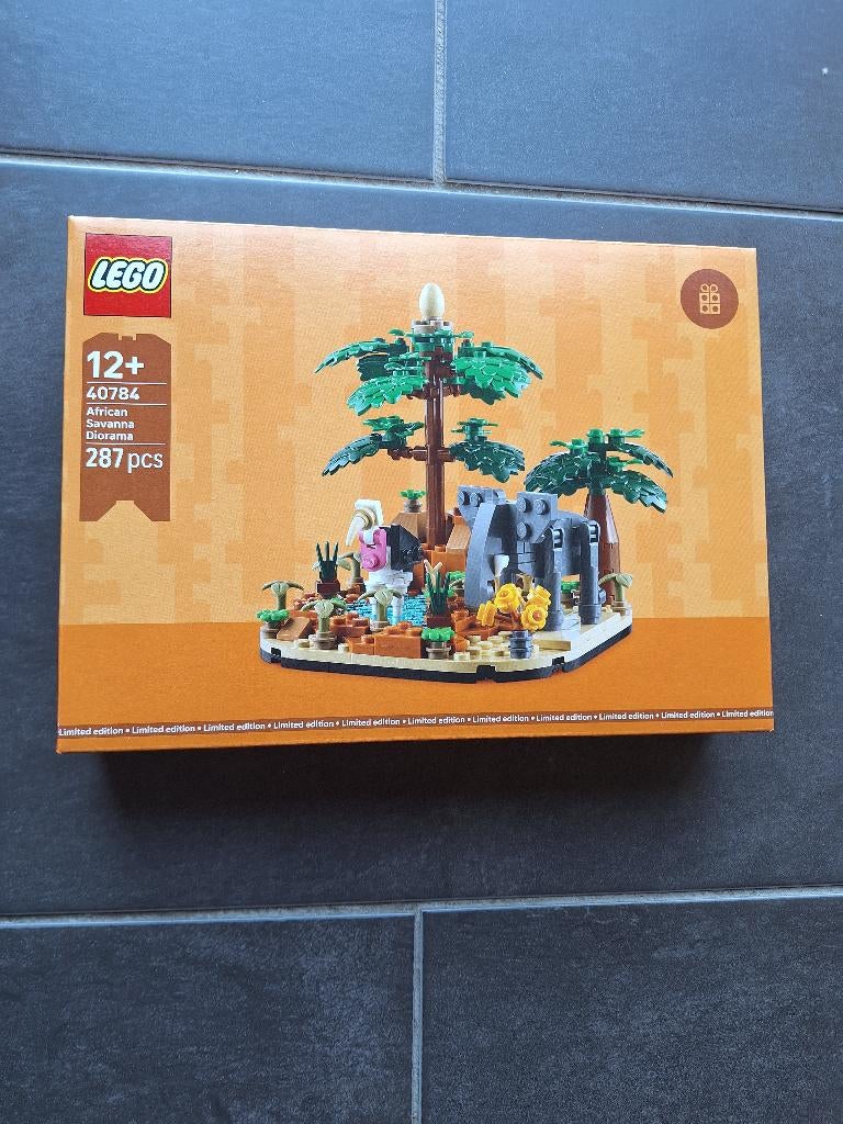 LEGO 40784 - Afrikaanse savanne diorama, Ophalen of Verzenden, Nieuw, Complete set, Lego