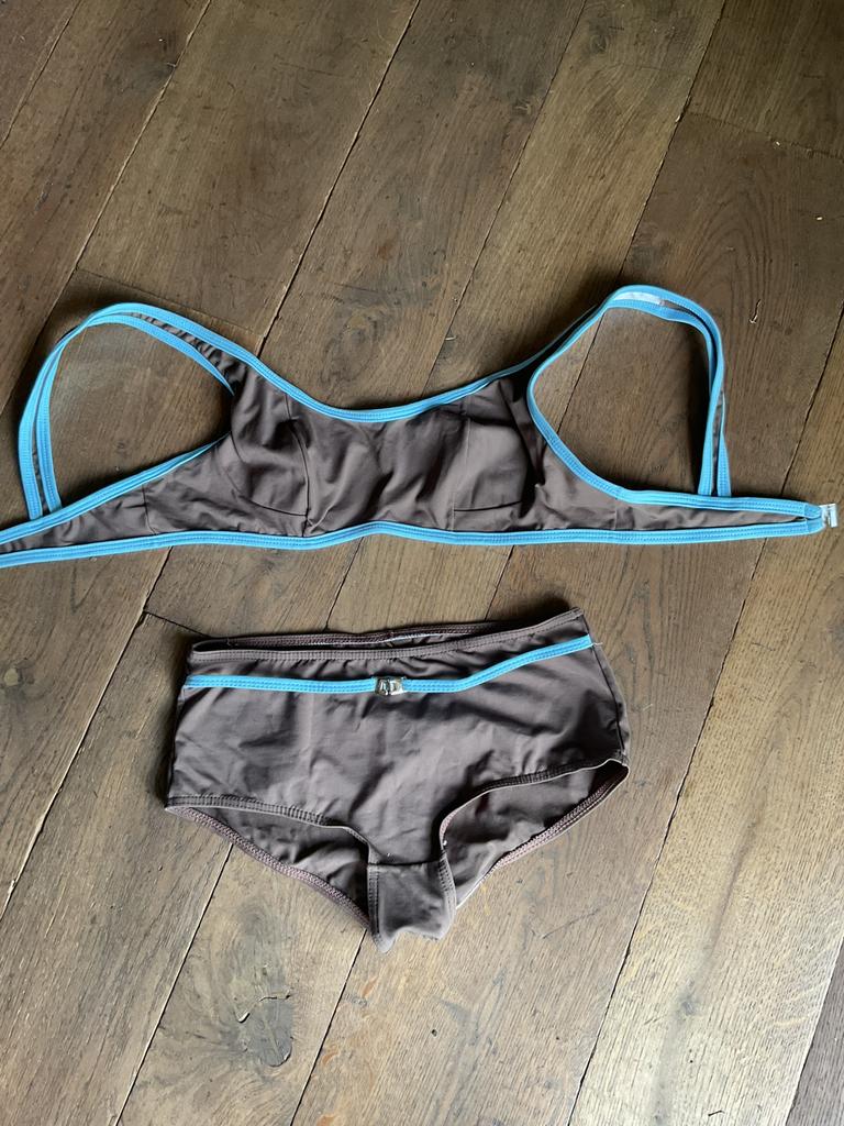 Bikini maat 40, Ophalen of Verzenden, Blauw, Bikini