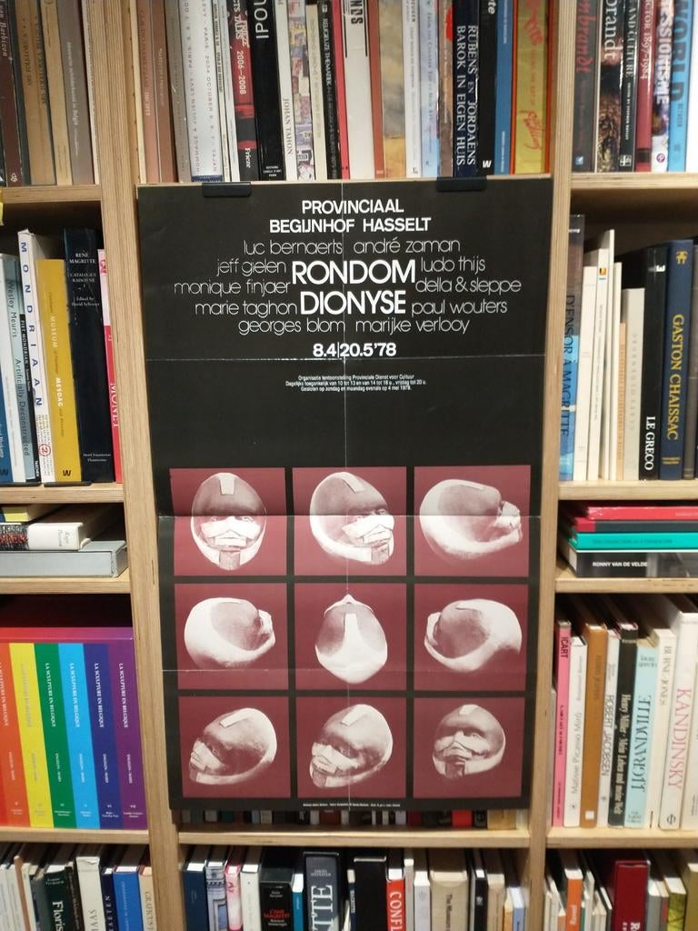 Rondom Dionyse, Begijnhof Hasselt. 1978 affiche, Verzamelen, Ophalen of Verzenden, Zo goed als nieuw